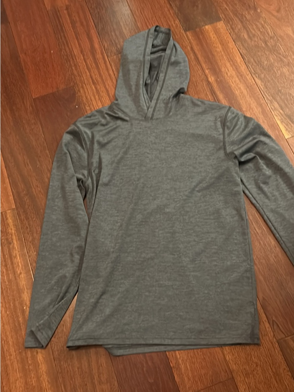 bcg Men's Gray Hooded Long-Sleeve Shirt